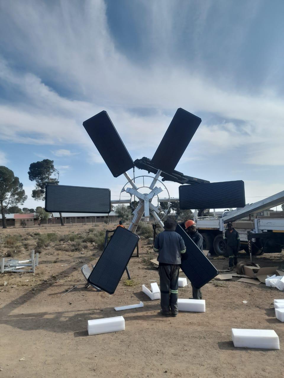 Pedigree high-mast lighting installation